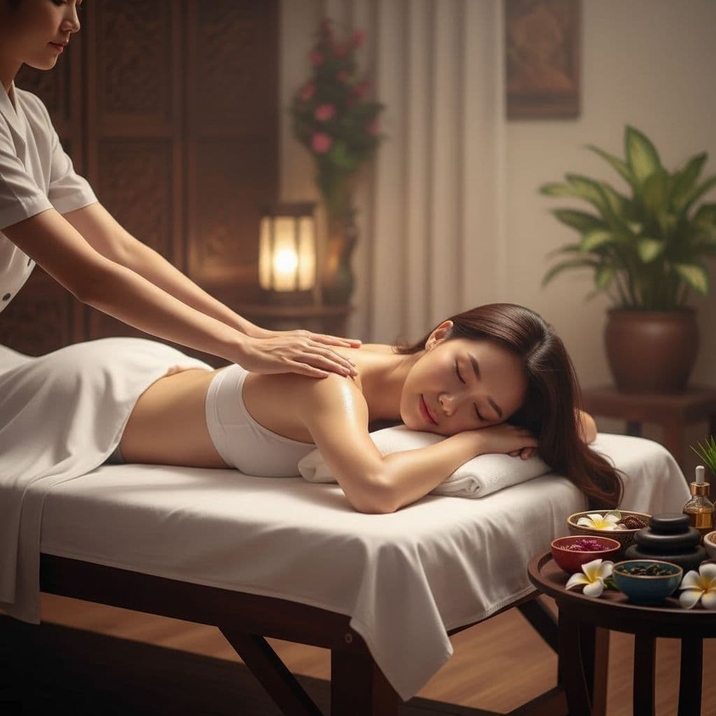 AI generated: massage érotique thaïlandais