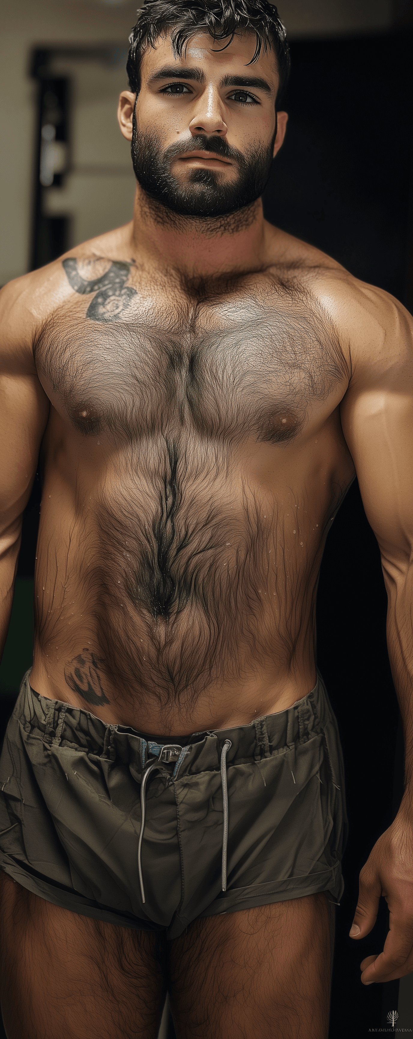 AI generated: man --chaos 25 --ar 1:2 --style raw --stylize 1000