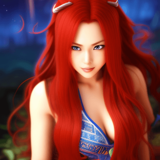 AI generated: a mobile game character, solaanet girl, concept art of an adventurous girl | | zbrush render, 3 d, l...