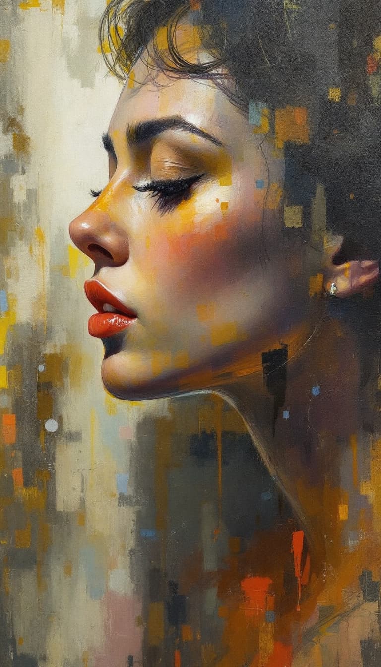 AI generated: full body impressionist painting of a woman, beauty --chaos 75 --ar 1:2 --profile rsy6uq9 --stylize ...