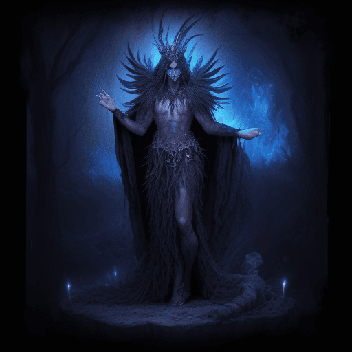 AI generated: fénix oscuro, 