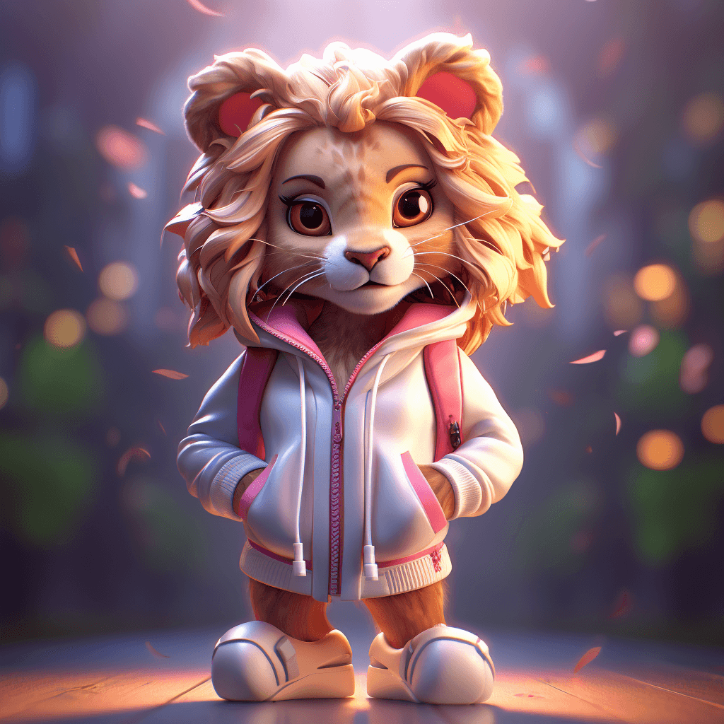 AI generated: cute [monkey/criature] on[ location], [clothes], full body, [lightning], concept art, ue5, 3d render...