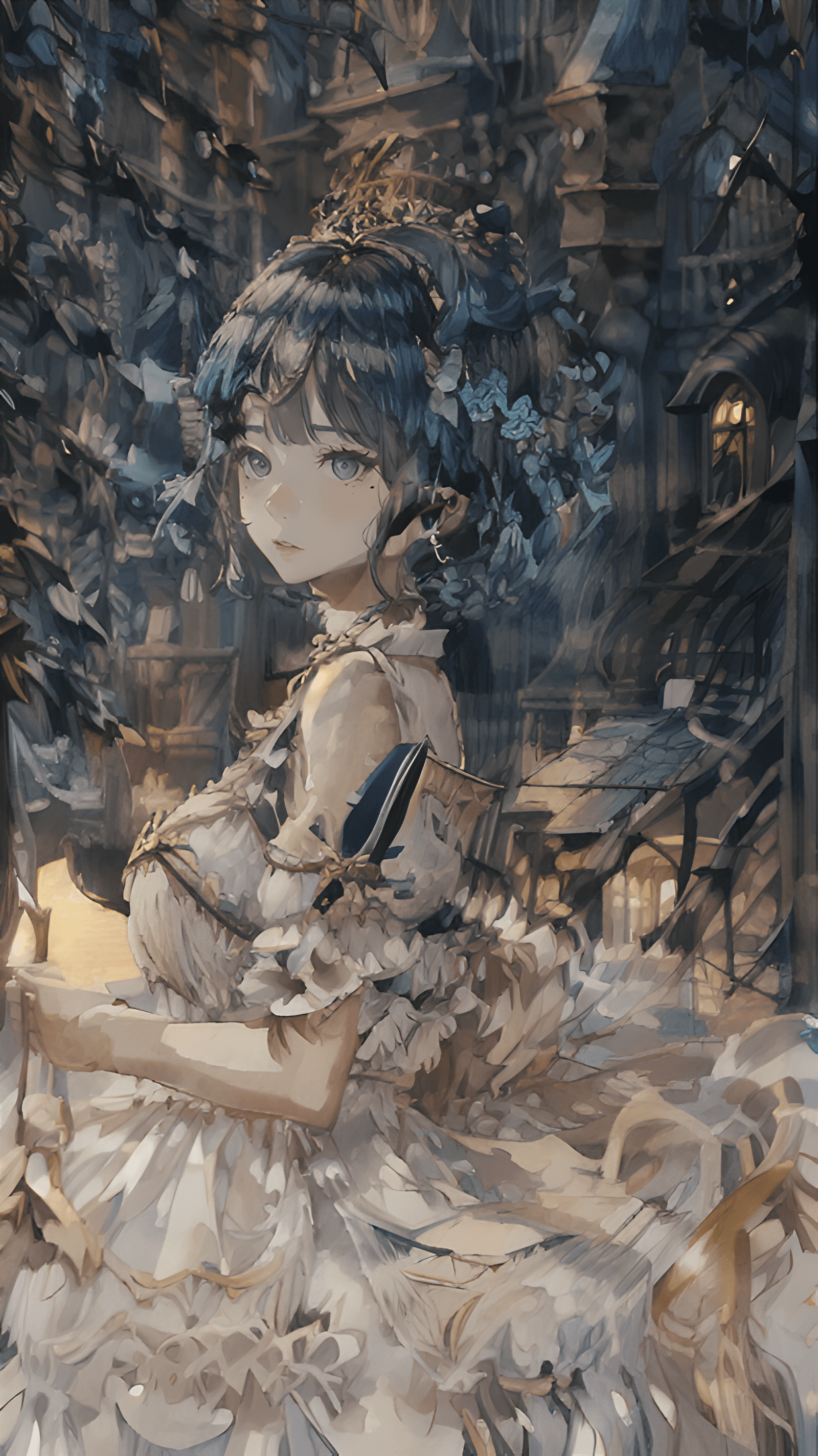 AI generated: (best quality, masterpiece:1.3), beautiful and aesthetic, vintage fairytale art, intricate details, ...