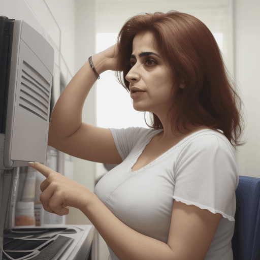 AI generated: Mulher ajudando outras pessoas