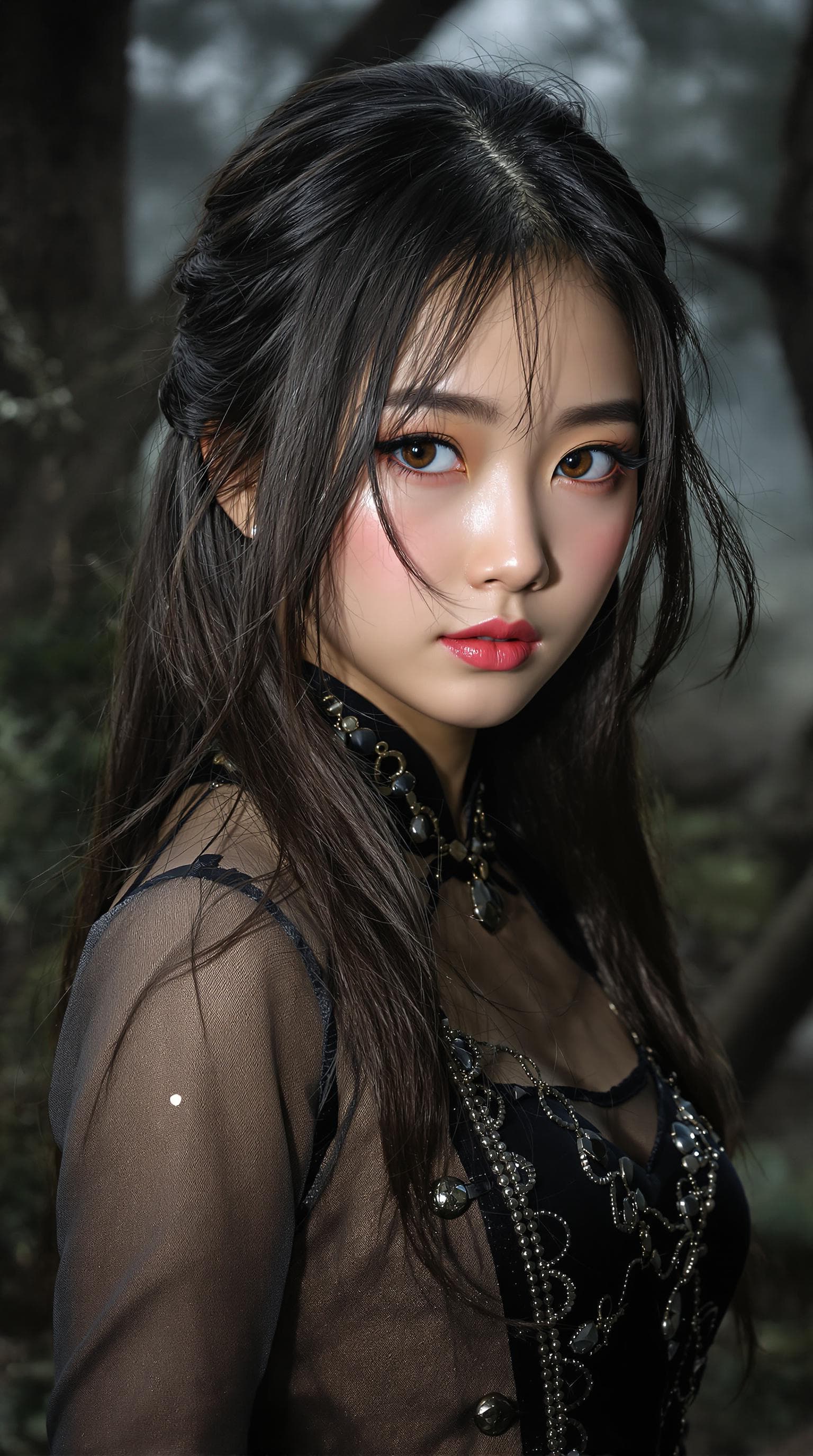 AI generated: a professional photo of a exceptionally beautiful girl in the world (age 12), (twelve year old) Chin...