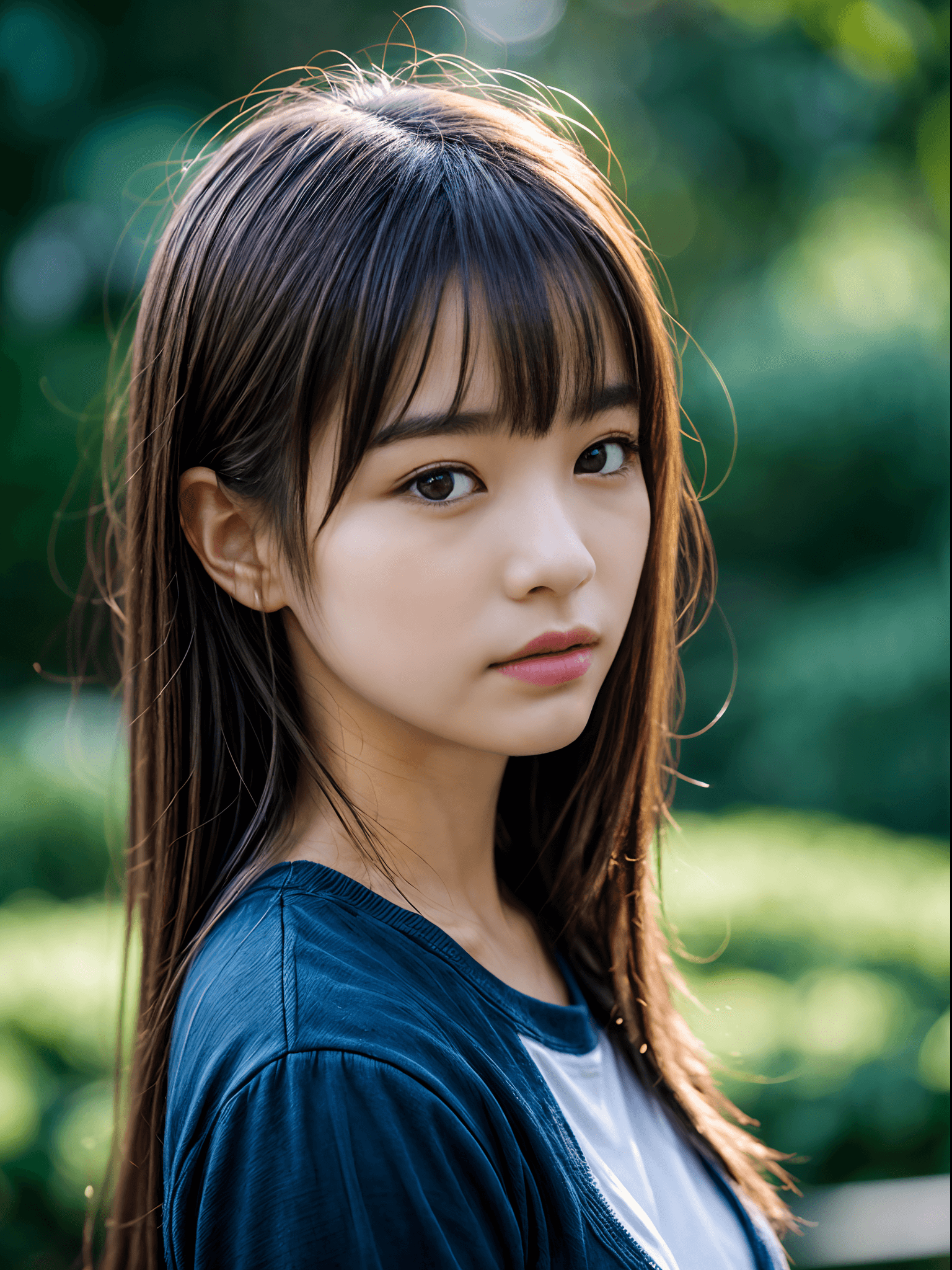 AI generated: Top Quality, Photorealistic, 8K, High Definition, 1 indonesian Girl, Female, (Skindentation), (Portr...