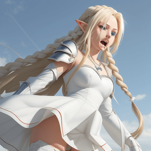 AI generated: source_anime, rating_explicit, country background, open mouth, pleasure-face, 1girl, blonde hair, po...