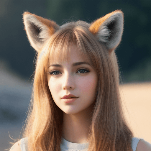 AI generated: fox girl, ultra realistic, high quality, 8k