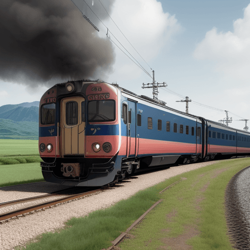 AI generated: Train A ,4k , ultra HD 