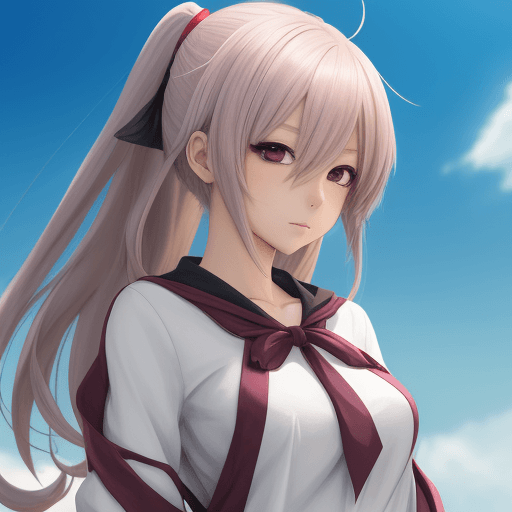 AI generated: an anime girl