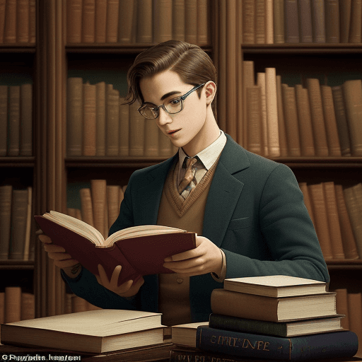 AI generated: From that day on, Alex spent hours in the library, soaking up knowledge like a sponge. He devoured b...