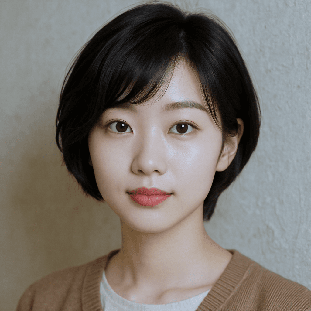 AI generated: -0-to be a Japanese women with short hair.