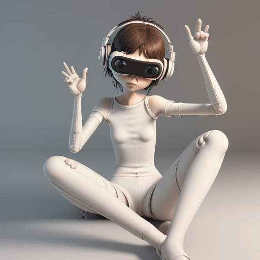 AI generated: Super detailed 3D cartoon, super cute character with big white eyeballs, big brown eyes, no body, th...