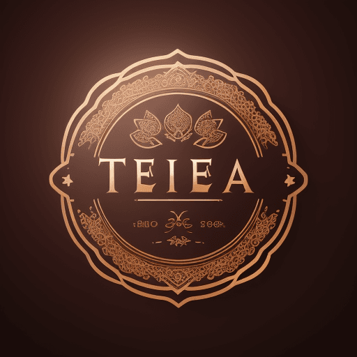 AI generated: High resolution logo design, dreamy, selling tea, drinks, wine, fancy, 8k, intricate detail, realist...