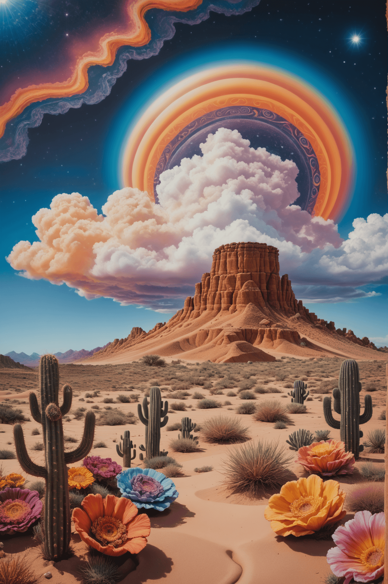 Psychedelic Landscape (Flux/Pony/SD1.5)