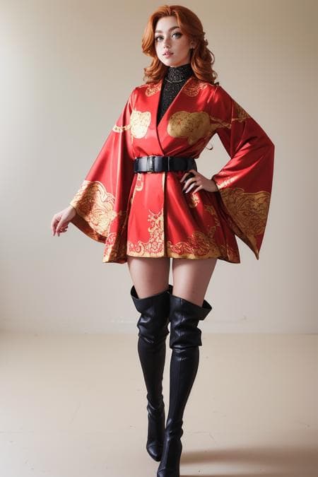 Silk Robe/Cape Dress
