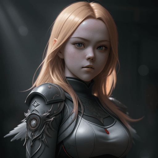 AI generated: Alphonse Much and Guweiz Intricate details:: very realistic Waxwing,photorealistic photo young femal...