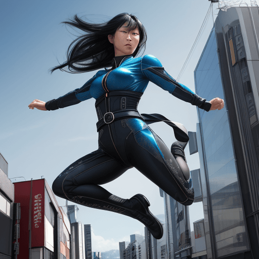 AI generated: 4k resolution, ultra-realistic, very detailed , (charismatic, there's a japanese asian woman at the ...