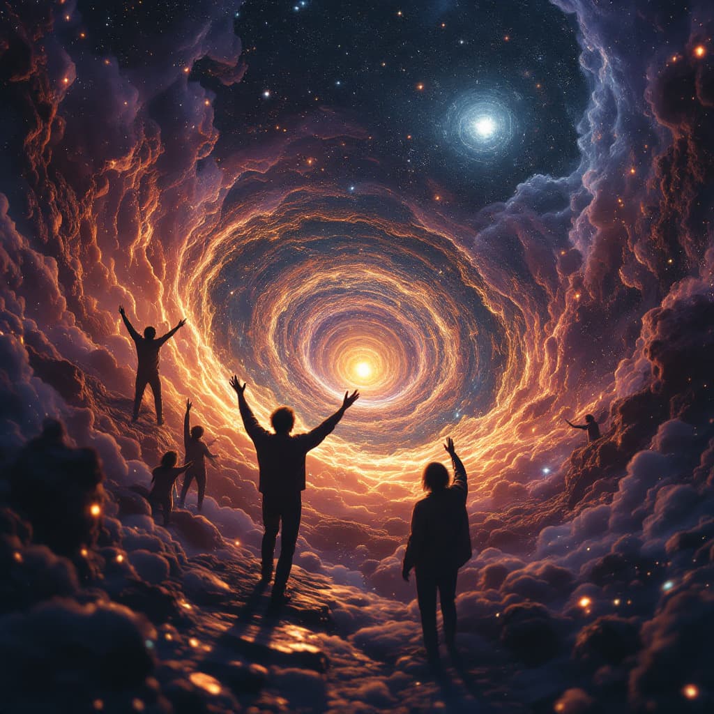 AI generated: At the end of time, the universe is destroyed, and in the end, humans find that they are actually in...