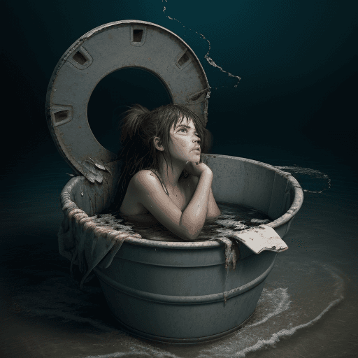 AI generated: Ultra realistic. Torn apart by the undertow.
Another loss is another blow.
The loneliness in this bu...