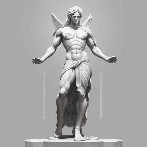 AI generated: Apollo, greek mythology, one piece character, simetric body, full body, extremely detailed, cinemati...