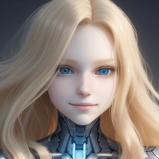 AI generated: [three-quarter close-up::12], [gorgeous face, long blond wavy hair, (pale skin:1. 2), pastel lightin...