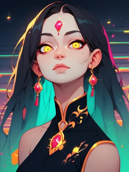Vibrant Vaporwave Style - PonyXL - Image 3