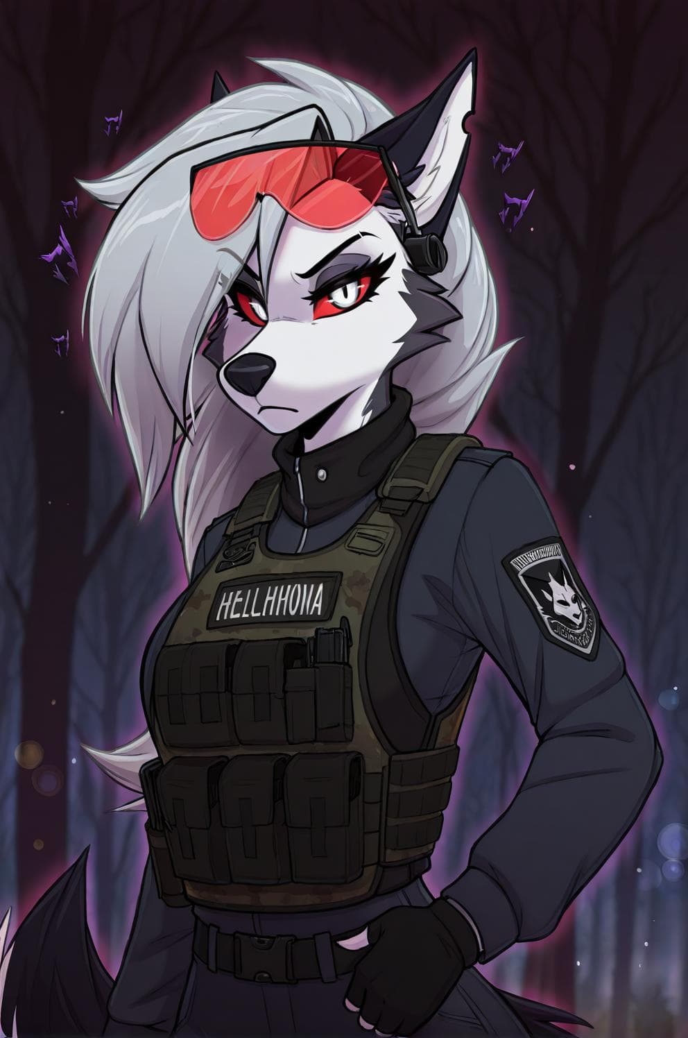 Loona Hellhound PonyXL+Ilustrious - Image 1