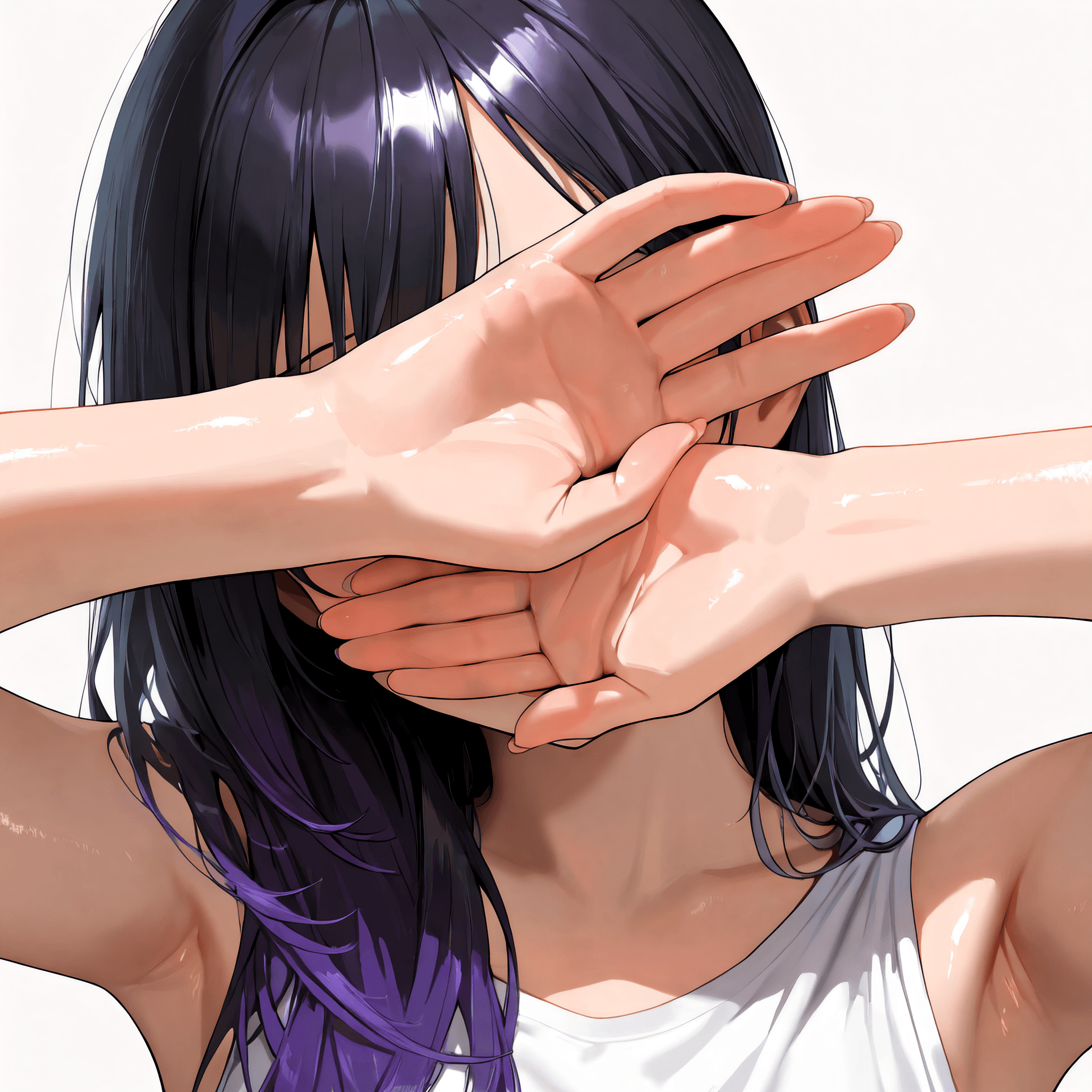 顔隠し/ face concealment