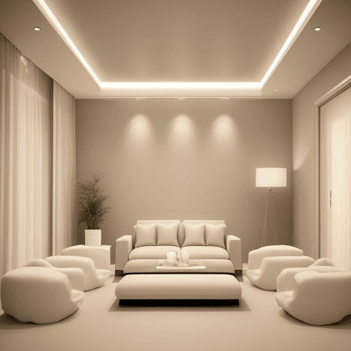 AI generated: "Transform my  room 1.5 meters width and 2 meters length room  into a spa room with a serene and mod...