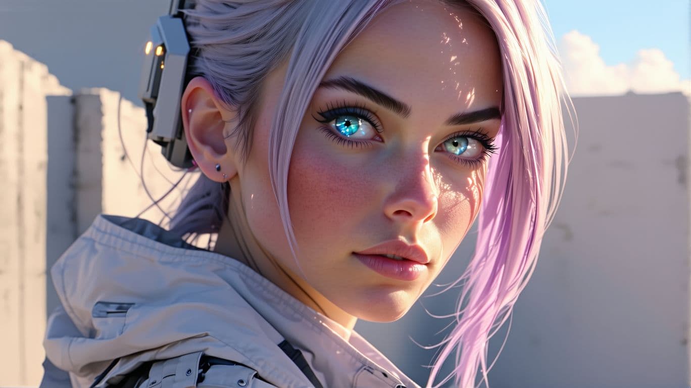 AI generated: Image Drawing  from front, 8K FHD , ((8K 8K )),Quality, Fashion of a woman
 modern-day princess with...