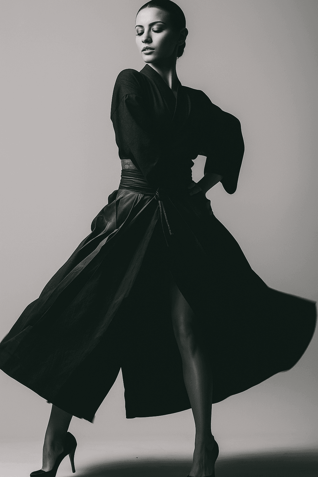 AI generated: Génère un photographie professionnelle en t'inspirant du style de cette image ainsi que de sa forme