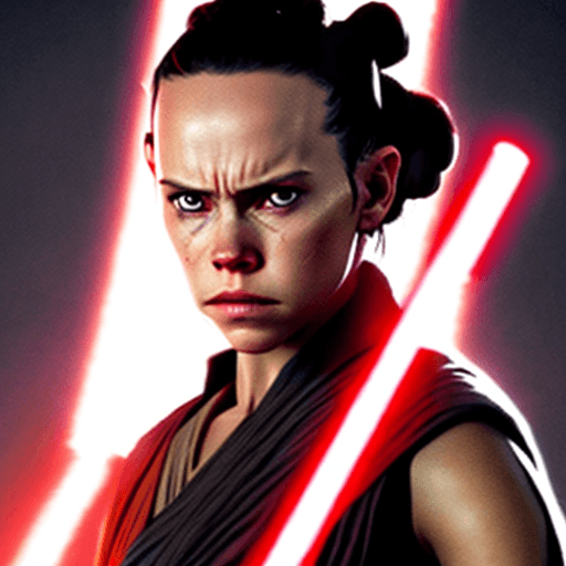 AI generated: Rey Skywalker,Sith Rey,Dark Side Rey