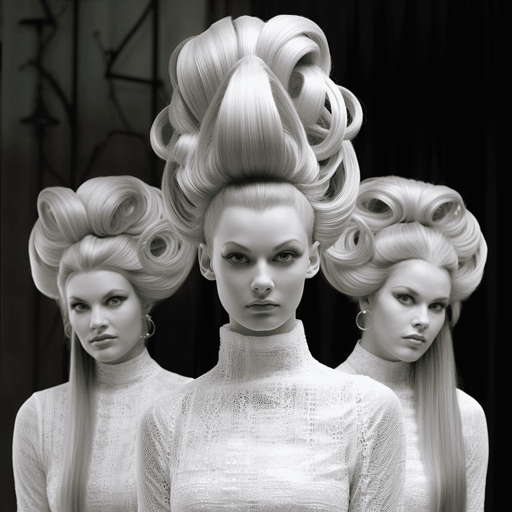 AI generated: future fashion, hair styles