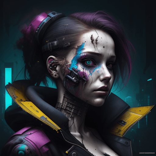 AI generated: the best of the art gallery's, in the style of oliver wetter, alberto seveso, cyberpunk dystopia, da...