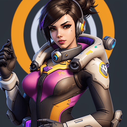 AI generated: Overwatch diva