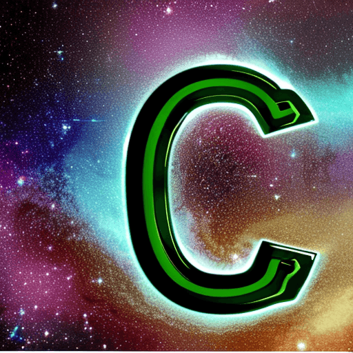AI generated: A Psi greek letter floating between galaxies