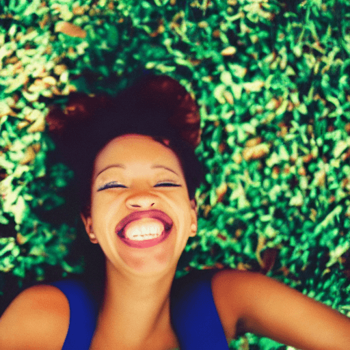 AI generated: Kodak disposable camera photo of a beautiful female, smiling suggestively, look up 