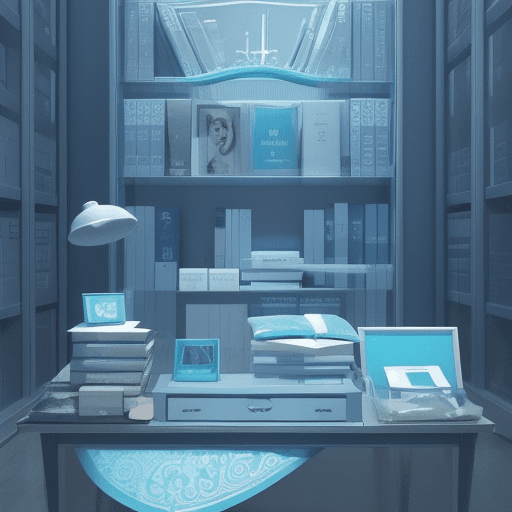 AI generated: Blue archive
