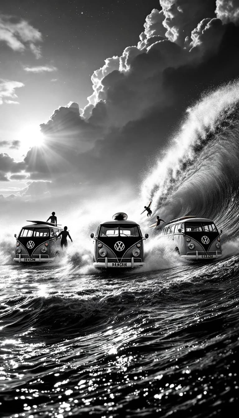 AI generated: A photo realistic  black and white high art photo, portrait view, soft focus, facing directly in fro...