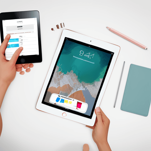 AI generated: show me an ipad with the word Pixalink, it is a system