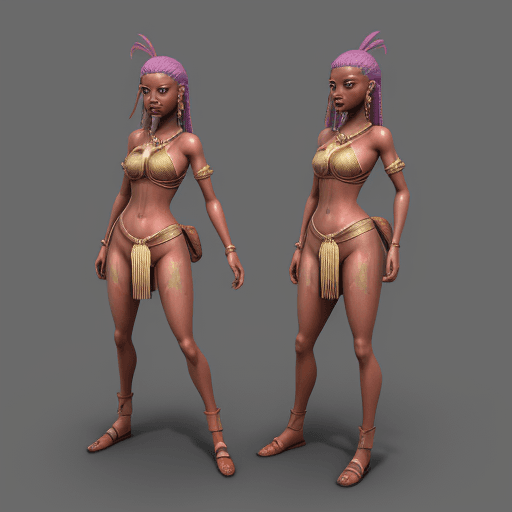 AI generated: people png to insert in render
