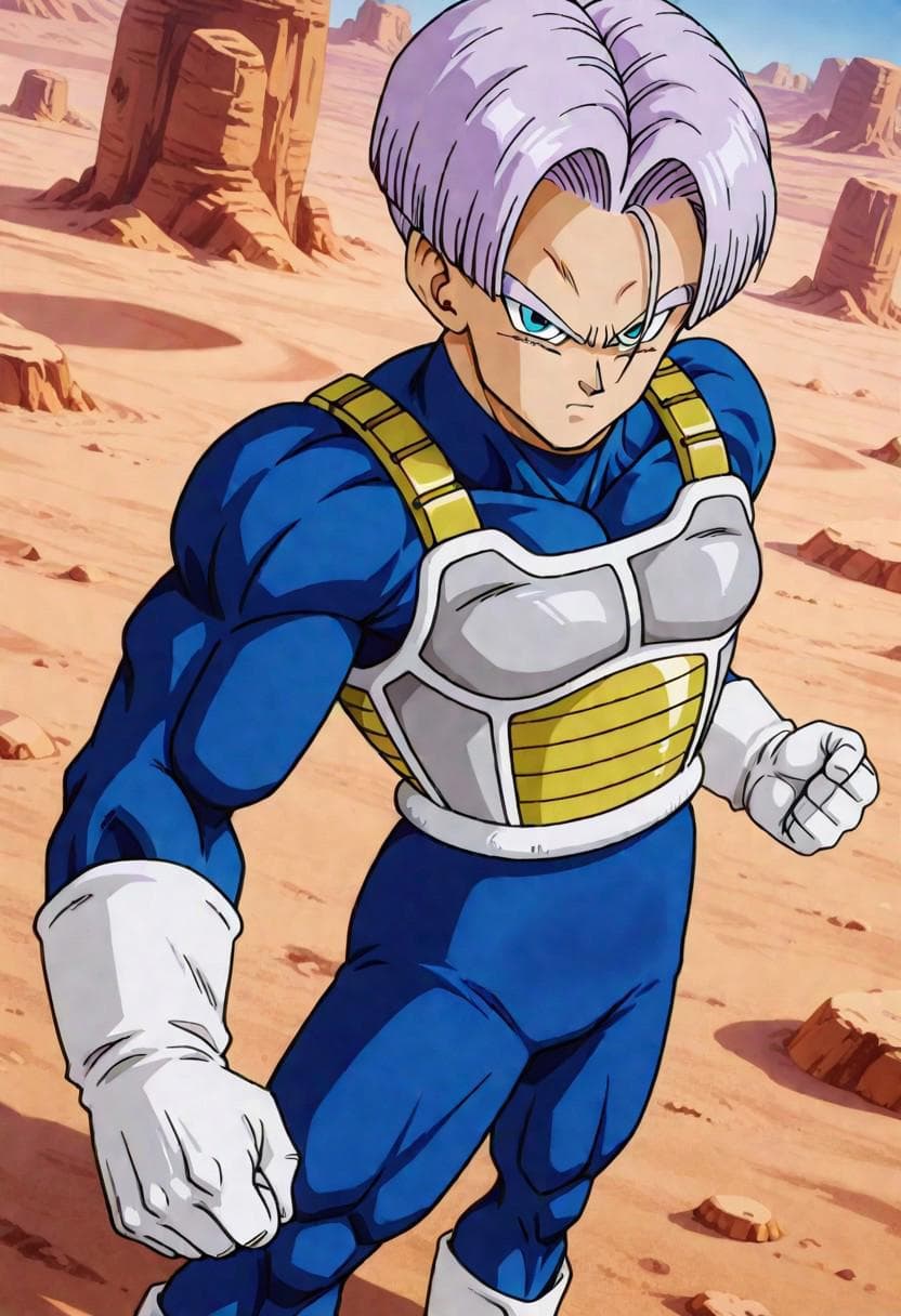 Future Trunks (Saiyan Armor) - All Forms -Illustrious