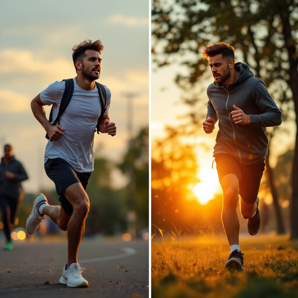 AI generated: Luis corriendo al amanecer en un parque, con ropa deportiva y una expresión de entusiasmo.
Ahora gen...