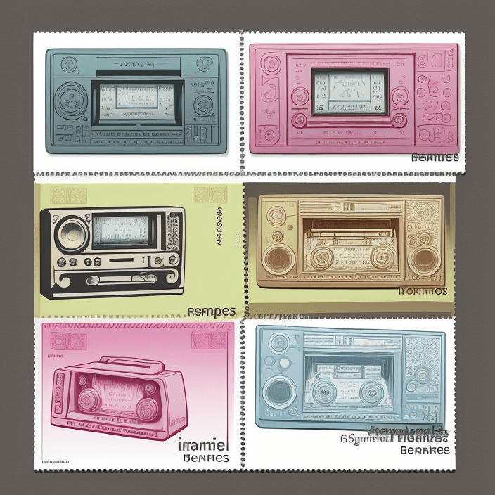 AI generated: brand new post stamps, 3D elements, planning system, weekly to do list, simple pattern, Highlighting...