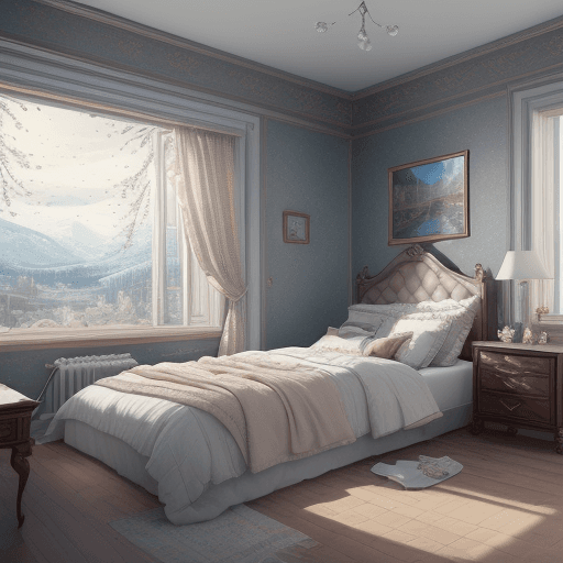 AI generated: Masterpiece, best quality, high quality, very detailed CG unified 8k wallpaper, bedroom, interior, d...