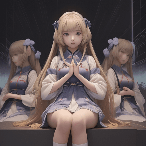 AI generated: 一个少女站着全身 透明紧身裤 透明熊罩 运动高清画质低机位拍摄