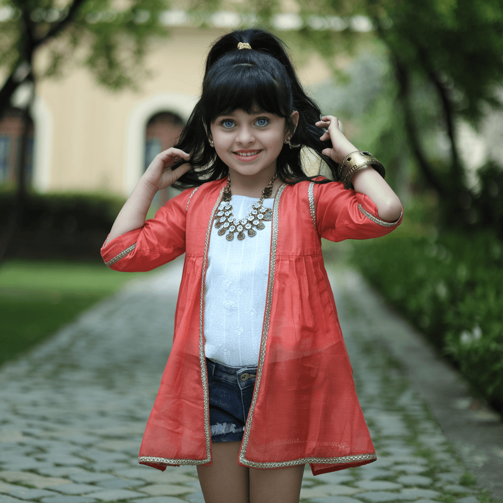 AI generated: indian trendy girl