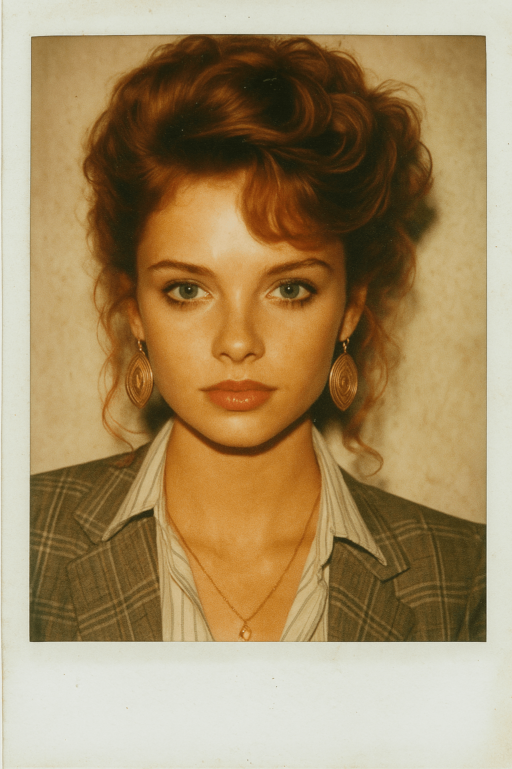 AI generated: 
Transforme cette image en photographie polaroïd prise dans les années 80, ce doit être une prise d...