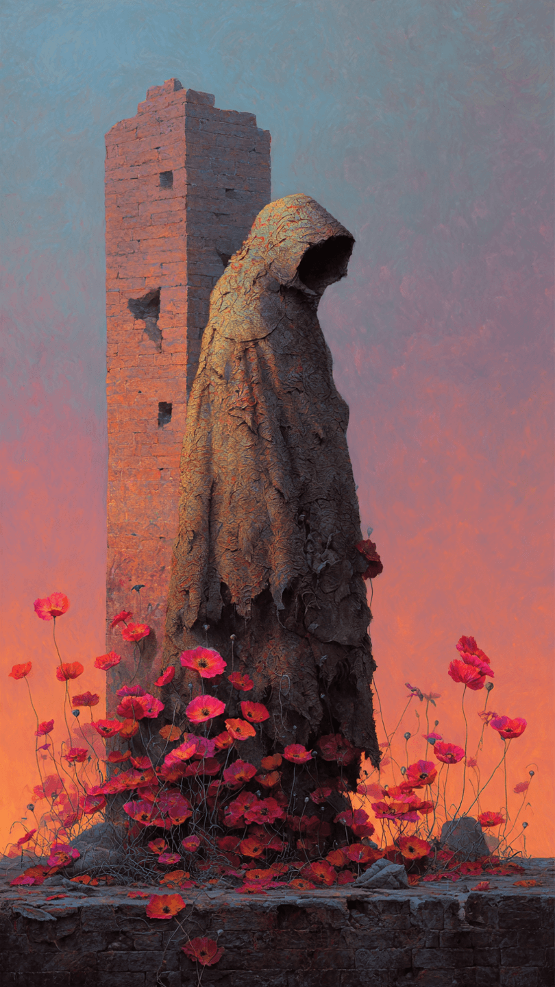 AI generated: Figure,surrealism,digital art
